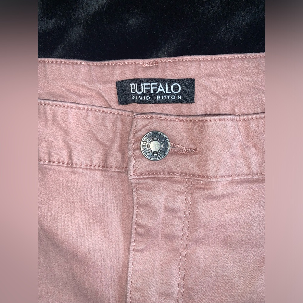 Buffalo David Bitton Samuella peach mid-rise Bermuda 16/36 - Picture 8 of 8